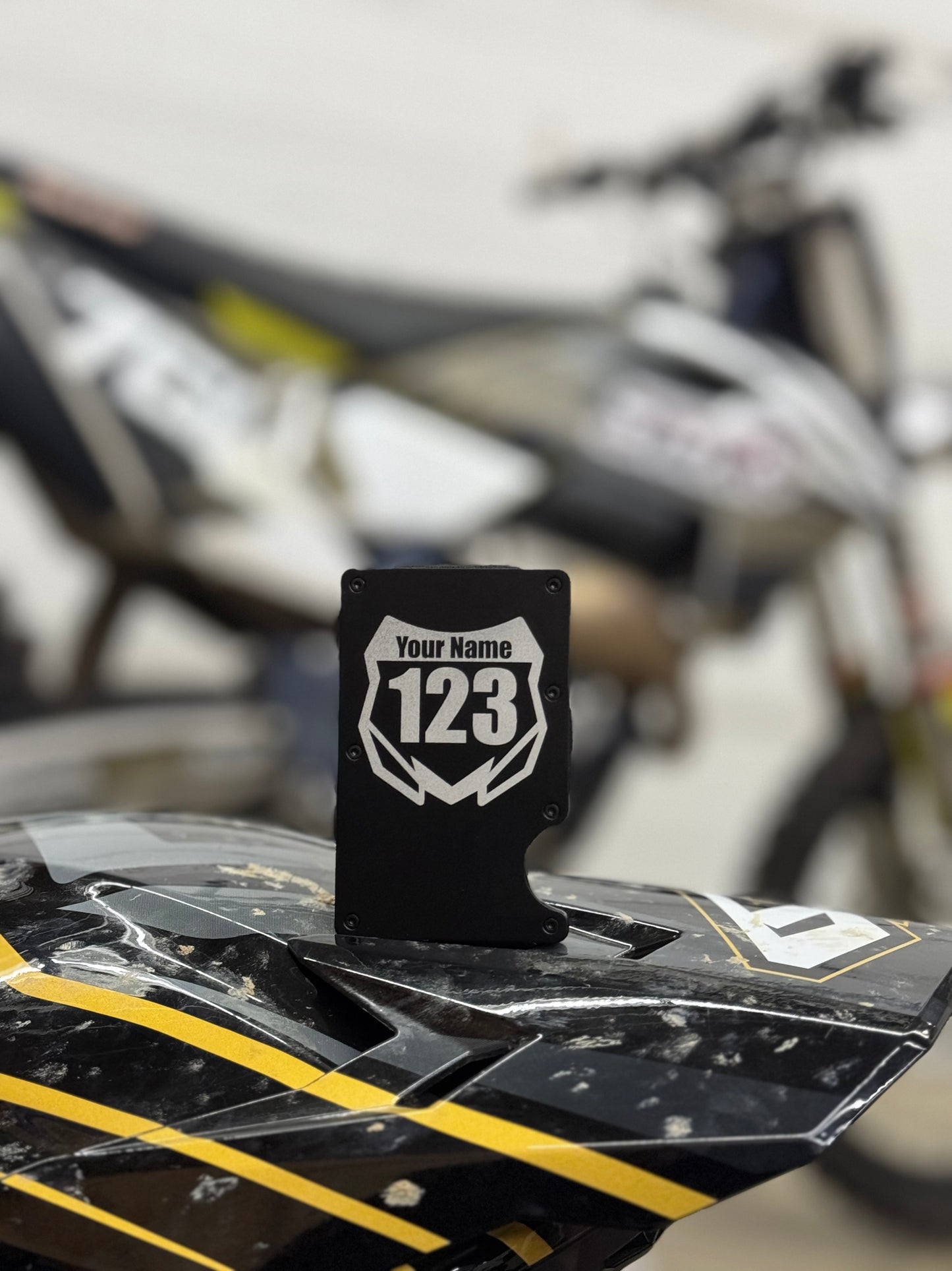 Custom Number Plate RFID Blocking Wallet